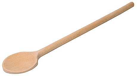 833/032 Round Wooden Spoon