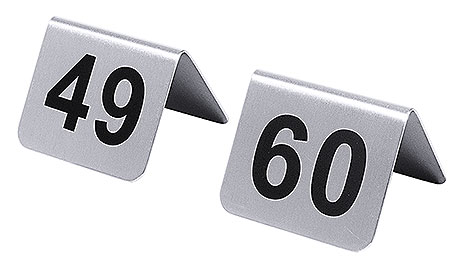 1054/660 Table Numbers