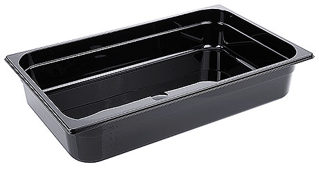 3811/100 Black Polycarbonate GN Containers