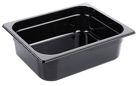 3812/100 Black Polycarbonate GN Containers