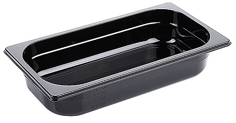 3813/065 Black Polycarbonate GN Containers