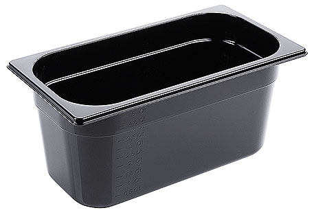 3813/150 Black Polycarbonate GN Containers