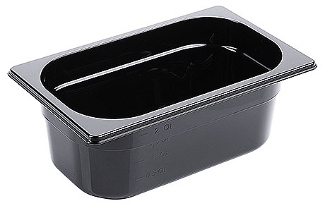 3814/100 Black Polycarbonate GN Containers