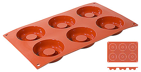 6631/726 Non-Stick Savarin Moulds