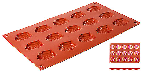 6637/415 Non-Stick Madeleine Moulds