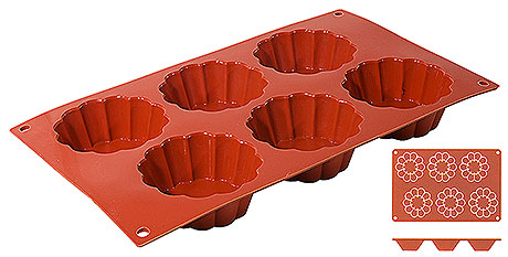 6638/863 Non-Stick Briochette Moulds