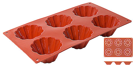 6638/864 Non-Stick Briochette Moulds