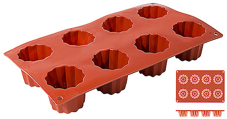 6639/058 Non-Stick Bordelaise Moulds