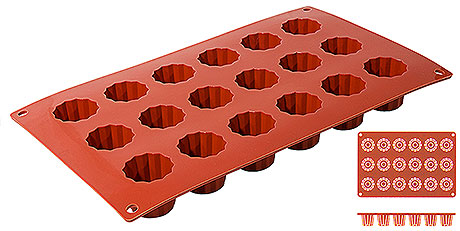 6639/318 Non-Stick Bordelaise Moulds