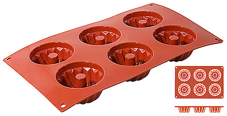 6640/076 Non-Stick Gugelhupf Moulds