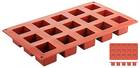6644/035 Non-Stick Cube Moulds
