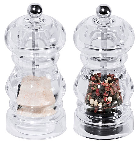 6788/120 Acrylic Salt & Peppermill Set