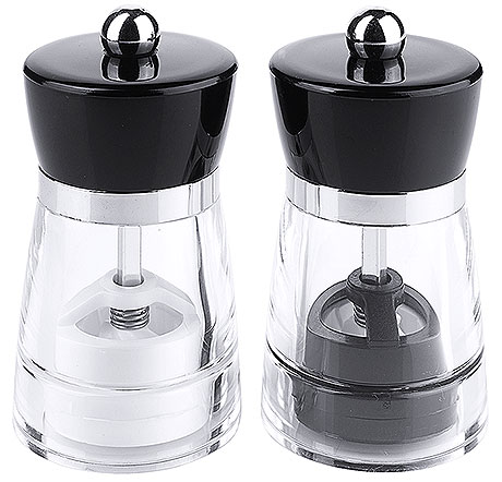 6792/100 Acrylic Salt &  Peppermill Set