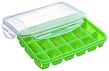 Ice cube container with lid