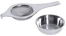Tea Strainer with Bowl