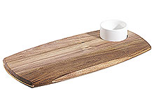 Acacia Board Dip Set