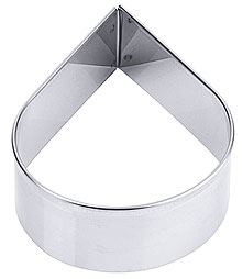 Teardrop Plain Cookie Cutter