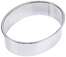 Oval Plain Cookie Cutter