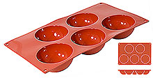 Non-Stick Hemispherical Moulds