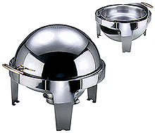Roll Top Chafing Dish, round
