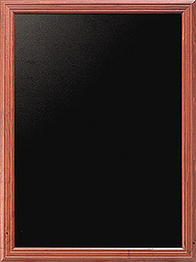 Menu Board, mahogany