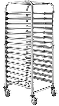 GN 2/1 Racking Trolley