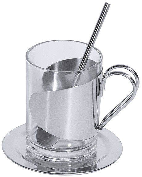 569/150 Tea Glass and Holder