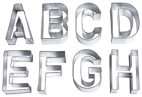 Alphabet Cutters