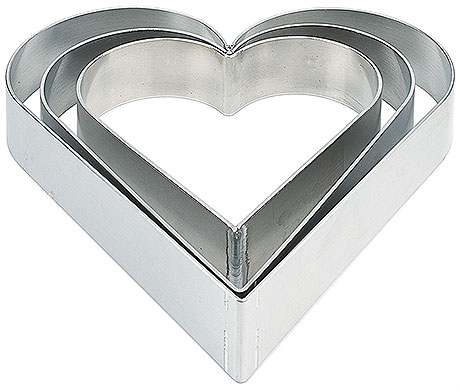 639/160 Cake Frame, Heart shaped