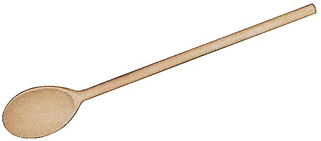 832/030 Oval Wooden Spoon