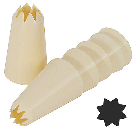 1714/006 Star Piping/Pastry Tubes