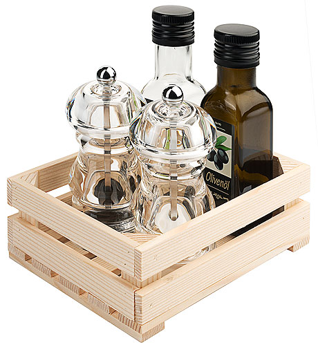 2741/004 Cruet Set in Wooden Box