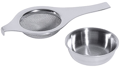 3122/125 Tea Strainer with Bowl