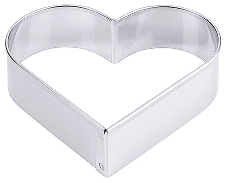 4034/050 Heart Plain Cookie Cutter