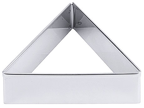 4036/125 Triangle Plain Cookie Cutter