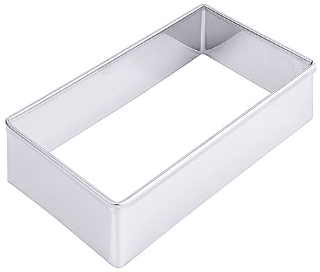 4040/125 Rectangular Plain Cookie Cutter