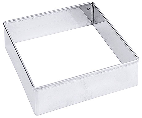 4044/040 Square Plain Cookie Cutter