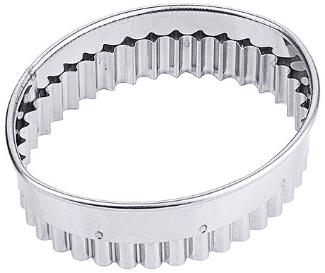 4045/088 Oval Serrated Cookie Cutter