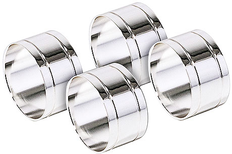 4452/004 Round Napkin Rings (set of 4)