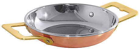 8766/120 Mini Copper Paella/Egg Pan