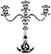 Candelabra, 3 arm