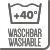 washable at 40°C